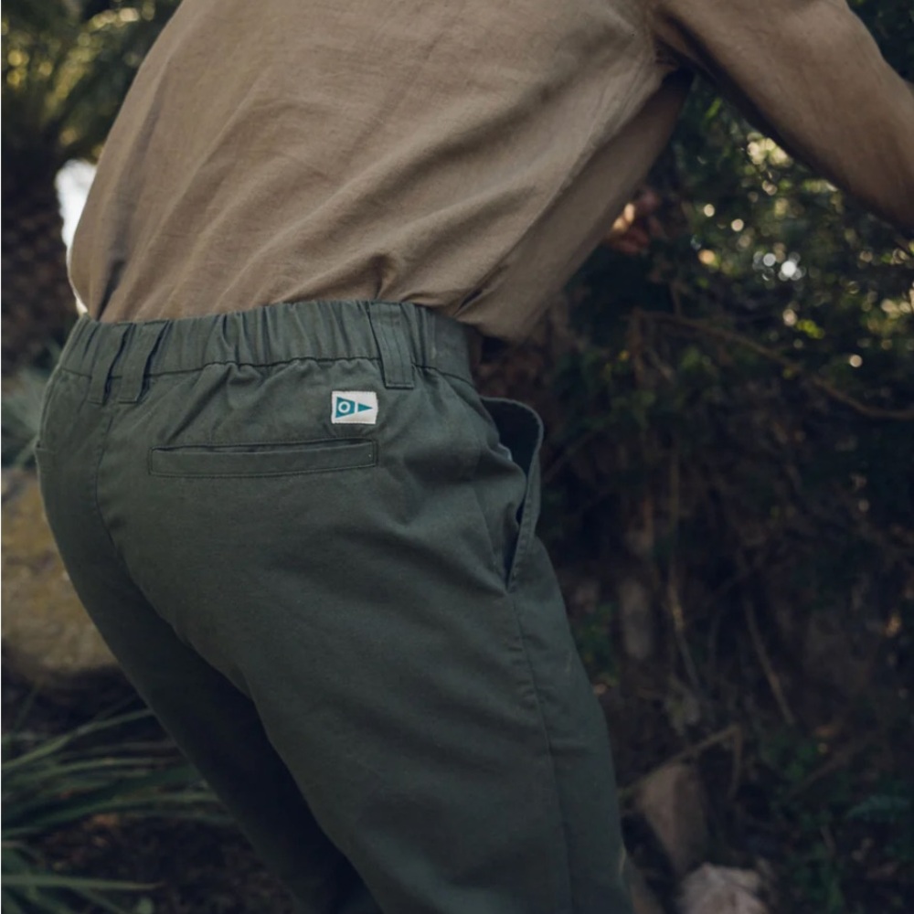 Mollusk Boat Pants / Dark Moss / M